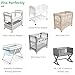 Cradle Sheets Fitted 18 x 36 – Compatible with Arms Reach Co Sleeper Clear Vue, Cambria, Mini Ezee Bassinets – Fits Without Bunching Mattress – Snuggly Soft Jersey Cotton – Heather Grey – 2 Pack