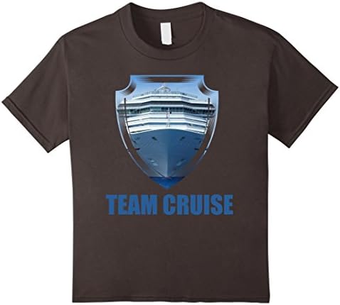 Kids Team Cruise Funny Group Vacation Gift T-Shirt 10 Asphalt