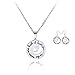 I Love You To The Moon And Back Necklace Sterling Silver Look Silver Necklace and Earrings Set, Its Suited for Anniversary, Couples, Etsy or Best Friends Gifts! Jewelry Is Suitable for Birthdays, Gifts for Her, or a Sentimental Wedding Gift!