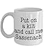 Call Me Sassenach Mug, Outlander Merchandise for Women Put on a Kilt Coffee Mug for Jamie Fans