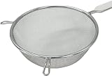Fackelmann Stainless Steel Sieve Colander 18cm White Handle Inlay view 4