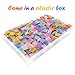 Colorful Mosaic Tiles – 350 Pieces Pack of Assorted Stained Glass Mosaic Tile Supplies for DIY Crafts, Plates, Picture Frames, Flowerpots, Handmade Jewelry – Small Square Decorative Tiles in 5 Colors