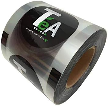 XUNTONG Milk sealing film tea cup seal film roll Bubble Boba Tea Sealing 2000 Cups for plastic and paper cups