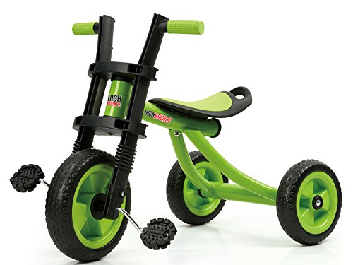 High Bounce Extra Tall Tricycle Ages 3-6 (Green) (Best Tricycle For 3 Year Old Boy)