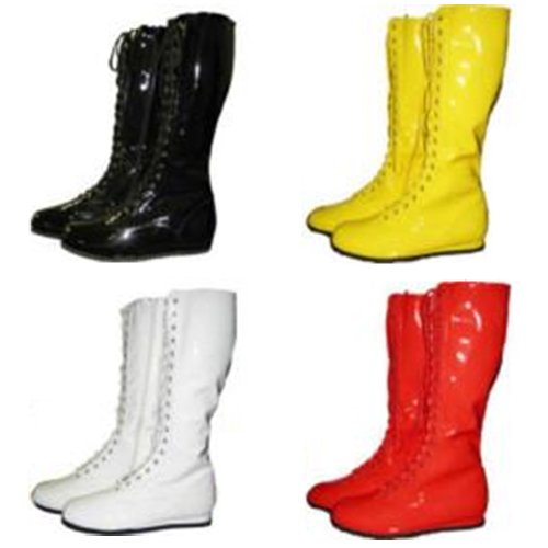 Adult Pro Wrestling Boots Choose Color WWF WWE Hulk Hogan Costume Super Hero
