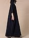 Mordenmiss Women's Bat Sleeve Summer Maxi Dress New (Large, Black)