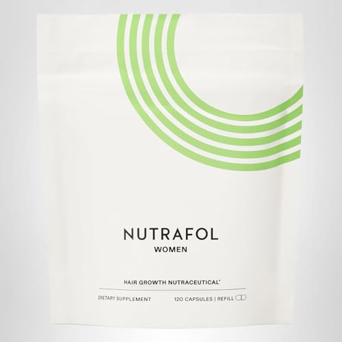 Nutrafol Women's Hair Growth Supplements, for Women Ages 18-44, Clinically Proven Hair Supplement for Visibly Thicker and Stronger Hair, Dermatologist Recommended - 1 Month Supply, 1 Refill Pouch