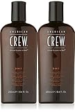 American Crew Classic 3-in-1 Shampoo, Conditioner, and Body Wash 2 pack
