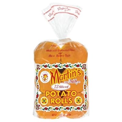 Martin's 12 Sliced Potato Rolls - Pack of 3