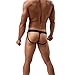 MuscleMate Premium Men's Jockstrap, Hot Men's Jockstrap Thong Underwear, (L, Blue)