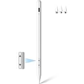 MEKO Stylus Pen for iPhone &amp; Android &amp; iPad, Dual-Mode Active Stylus | Dual-Mode Control, 2X Fast Charge,Fine Active Pencil for Smartphone Apple Switch Tablet All Touch Screen-White