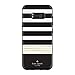 kate spade new york Protective Hardshell Case for Samsung Galaxy S8 Plus - Stripe 2 Gold Foil / Black / Cream