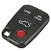 OrangeTag Brand New Remote Key Fob Case Shell for Volvo C70 V70 XC7 4 Buttons