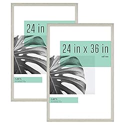MCS Studio Gallery Frame, Gray Woodgrain, 24 x 36