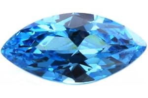 GREAT RING BLANK Light Blue Sapphire Marquise Cut Gemstone Faceted Sapphire Gem Multiple Sizes to Choose AC84S