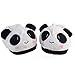 Holidayli Novelty Lovable Panda Household Spring Soft Plush Antiskid Indoor Home Slippers