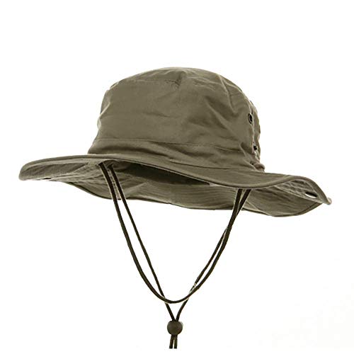Mega Cap Fishing Hat (01)-Khaki W10s32f 