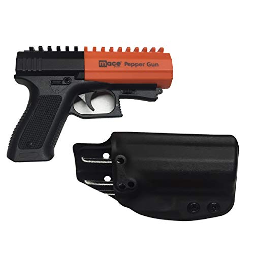 Elite Force Holsters: Mace Pepper Gun 2.0 Pepper Spray Gun Holster 'Audible Click' IWB & OWB - BLACK - RIGHT HAND