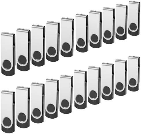 10-Pack USB 2.0 Flash Drives – Mixed Colors, U200 Model – Thumb Drive Data Storage With LED Light
