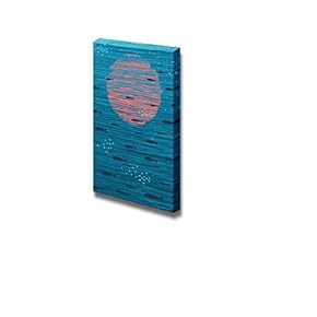 Pink Sunset and Fish Underwater Cartoon Background Wall Decor