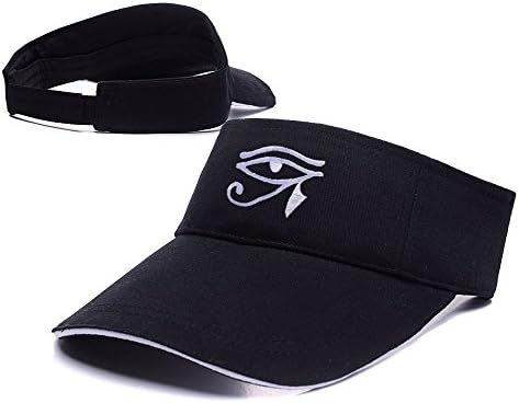 RHXING Egyptian Hieroglyphic Eye of Horus Logo Embroidery Adjustable Hat / Snapback Hats / Baseball Caps / Beanie Knitted Cap / Visor