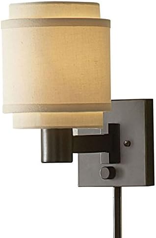 Aztec Lightning Transitional 1-light Oil Rubbed Bronze Swing Arm Pin-up Plug-in Wall Lamp