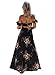 FFLMYUHULIU Women Summer Off The Shoulder Boho Sexy Split Maxi Beach Party Dress Z89-C2710zangqingdi-M