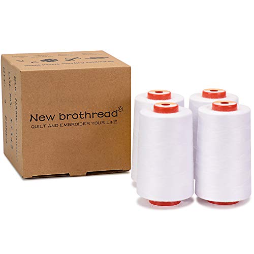 Broad Thread New brothread - 30 Options - 4 Large Cones of 5500Y (5000M) Each All ...