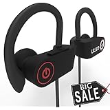 Bluetooth Headphones, Best Wireless Earbuds with Microphone Workout Headphones Running Headphones Sport Headphones Sweatproof HD Stereo Earphones Noise Cancelling Headsets best gift ULKO