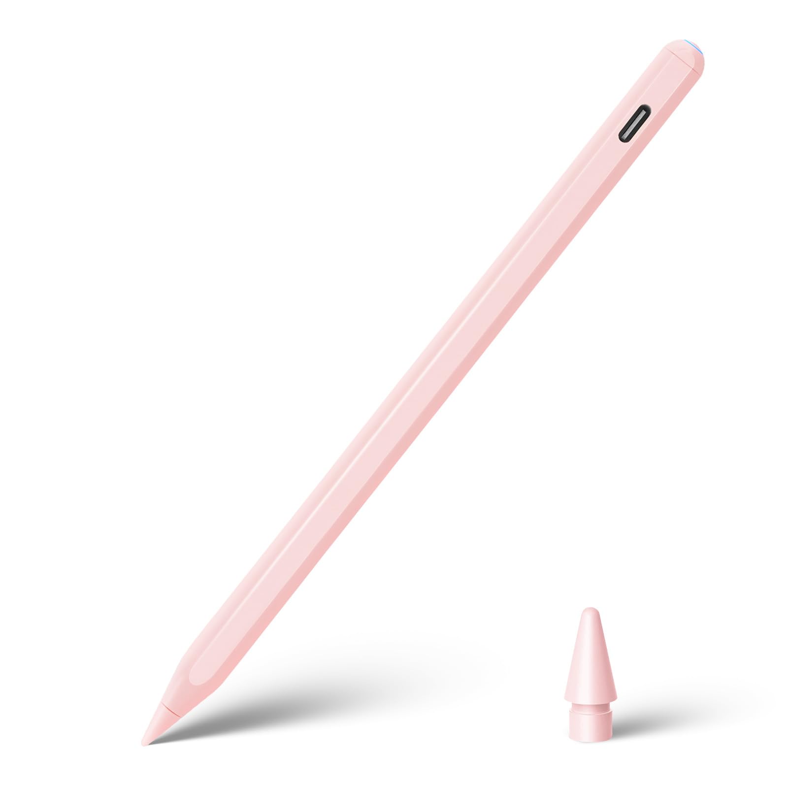Evach Apple Pencil : Fast Charging, Palm Rejection, Tilt Sensitive, Pixel Precision, Good for iPad 6-11 Generation, iPad Pro 11/12.9/M4/M5, iPad Air 3/4/5/M2/M3,iPad mini 6/5, Pink