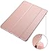 Dyasge for iPad Air 2 Case Cover with Soft TPU Bumper, Magnetic Stand and Auto Wake/Sleep Feature, Rose Gold