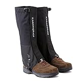 VINQLIQ Durable Waterproof Breathable Hiking Ski Snow Climbing Hunting High Leg Gaiters for Men and Women