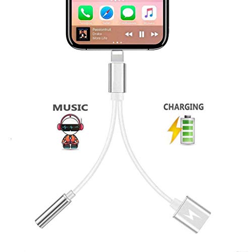 image for Ambrrhty  Headphone Adapter for iPhone Xs Adaptor Audio 3.5mm Dongle E