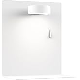 Kuzco Lighting Dresden 7-in White Acrylic Wall/Vanity Sconce, LED Bulb, SKU WS16907-WH