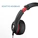 NUBWO N8 Headphones Comfortable Lightweight Adjustable Headsets with Mic and Volume Control for Kids and Adults on PC and Smartphones