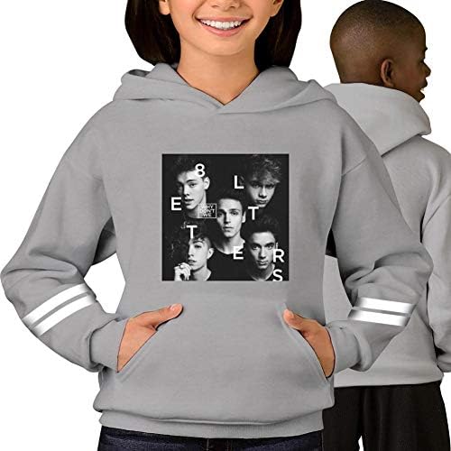 Why Don't 8 Letters Youth Hoodies Sweatshirt Unisex Sweater Pullover for Boys and Girls