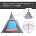 DIMPLES EXCEL Mosquito Net for Single Camping Bed - 250 Holes per Square Inch, Compact and Lightweight
