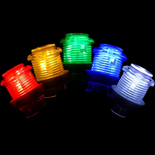 image for SJ@JX Arcade Game DIY Kit 2 Player Zero Delay USB Encoder LED Button J