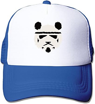 Panda Trooper Art Print Unisex Mesh Truck Hat Snapback Hats Outdoor Sports (5 Colors)