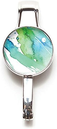 Purse Perch Combo Purse Hook Key Finder - Turquoise Water Color