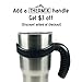 Thermik 30 oz Vacuum Insulated Stainless Steel Tumbler with Straw Compatible Lid