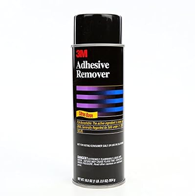 3M Adhesive Remover - Low VOC <20% Clear, 24 Fl Oz Aerosol, Net Wt 18.7 oz (Pack of 1)