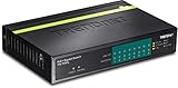 TRENDnet 8-Port Gigabit PoE+ Switch, TPE-TG80G, 8 x Gigabit PoE+ Ports, 123 W PoE Power Budget, 16 Gbps Switching Capacity, Desktop Switch, Ethernet Network Switch, Metal, Lifetime Protection