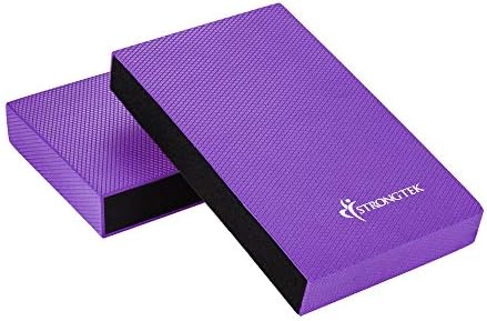Balance Pad, Balancing Foam Pad, Large 2 in 1 Yoga Foam Cushion Exercise Mat, Knee Pad for Fitness and Stability, Stretching, Pilates, Physical Therapy, Core Trainer Board