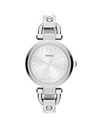 Fossil Georgia Mini reloj de cuarzo de acero inoxidable para mujer