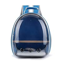 Dayloveme Pet Carrier Parrot Bird Travel Bag Space Capsule Transparent Backpack Breathable 360° Sightseeing