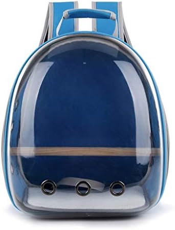 Yeahii Pet Parrot Carrier Bird Travel Bag Space Capsule Transparent Backpack Breathable 360° Sightseeing for Travel Outdoor Activity