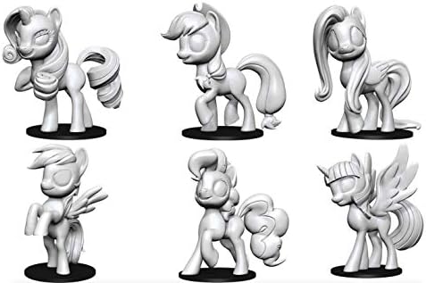 Wiz キッズ マイリトルポニー ディープカット 未塗装ミニチュアセット トワイライトスパークル ピンキーパイ レインボーダッシュ フラッターシャイ アップルジャック レアリティー Sarhadinews Com