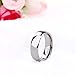 TIGRADE 2mm 4mm 6mm 8mm Titanium Ring Plain Dome High Polished Wedding Band Comfort Fit Size 4-15, 6mm, Silver, Size 11.5