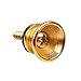 2pcs Guitar Strap Locks Metal Strap Buttons Metal End Pins Flat Head for Acoustic Classical Electric Guitar Bass Ukulele, Gold(Pack of 2)